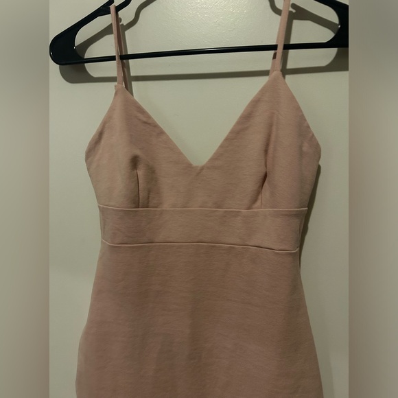 Lulu’s Blush Pink Bodycon Midi Dress - Picture 7 of 8